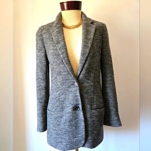 VINCE Wool Grey Herringbone Tweed Blazer/ Jacket. Size 4